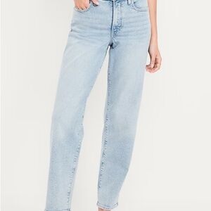 Old Navy Women's Straight Leg Jeans - Light Blue
